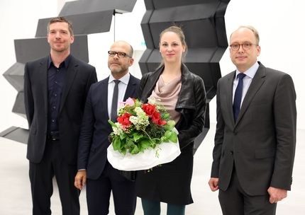 Eröffnung der Ausstellung "Katja Strunz. Drehmoment (Viel Zeit, wenig Raum). Vattenfall Contemporary 2013" in der Berlinischen Galerie, 25.4.2013, Foto: Jirka Jansch Eröffnung der Ausstellung "Katja Strunz. Drehmoment (Viel Zeit, wenig Raum). Vattenfall Contemporary 2013" in der Berlinischen Galerie, 25.4.2013, Foto: Jirka Jansch