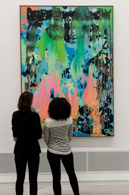 Eröffnung der Ausstellung von Christine Streuli, Fred-Thieler-Preisträgerin 2017, 17.3.2017, Foto: Harry Schnitger Eröffnung der Ausstellung von Christine Streuli, Fred-Thieler-Preisträgerin 2017, 17.3.2017, Foto: Harry Schnitger