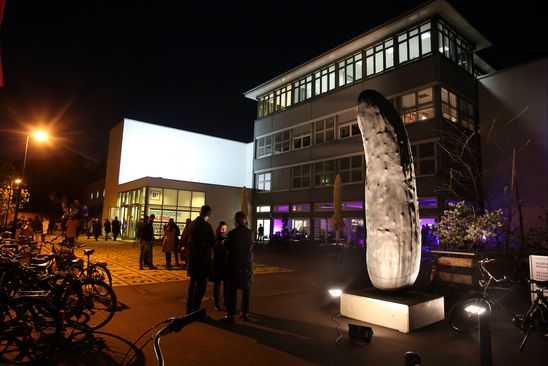 Eröffnung "Erwin Wurm. Bei Mutti" und "Visionäre der Moderne. Paul Scheerbart, Bruno Taut, Paul Goesch" in der Berlinischen Galerie, 14.4.2016, Foto: Amin Akhtar