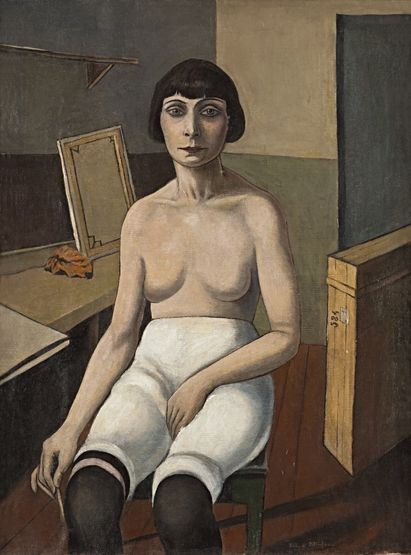 Rudolf Schlichter, Jenny Seated, 1922/23 Rudolf Schlichter, Jenny Seated, 1922/23