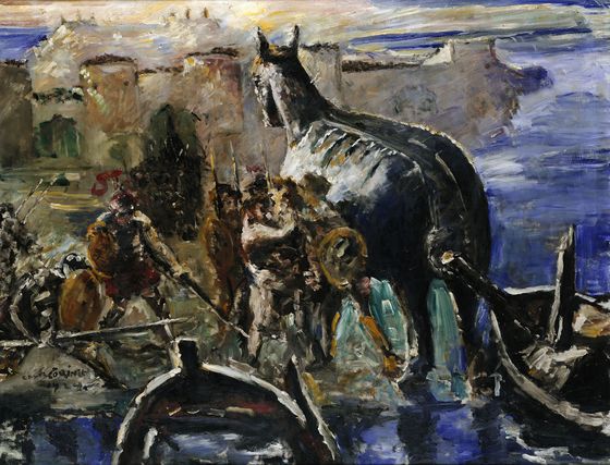 Lovis Corinth, Das Trojanische Pferd, 1924, © Staatliche Museen zu Berlin, Nationalgalerie, bpk, Foto: Jörg P. Anders