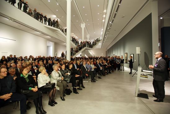 Eröffnung der Ausstellungen "Max Beckmann und Berlin" und "Das sind wir. Porträtfotografie 1996 bis 2013" in der Berlinischen Galerie, 19.11.2015, Foto: Amin Akhtar