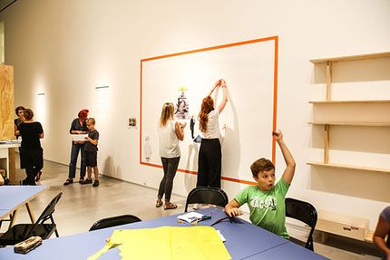 Eröffnung des Projektraums "Dada ist hier!" in der Berlinischen Galerie, 9.9.2016, Foto: Amin Akhtar Eröffnung des Projektraums "Dada ist hier!" in der Berlinischen Galerie, 9.9.2016, Foto: Amin Akhtar