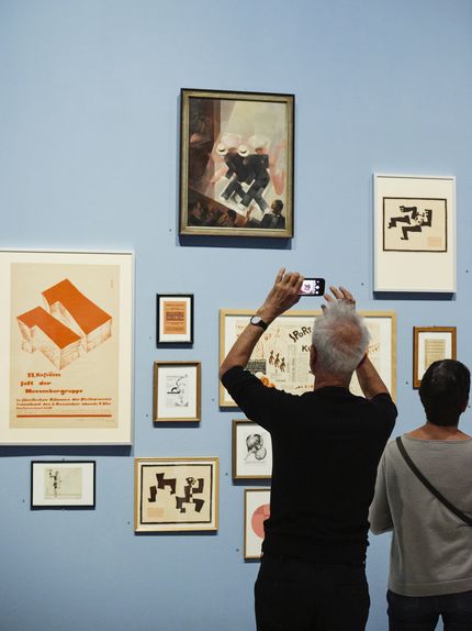 Preview zur Ausstellung "Freiheit. Die Kunst der Novembergruppe 1918–1935", 7.11.2018, Foto: Hannes Wiedemann Preview zur Ausstellung "Freiheit. Die Kunst der Novembergruppe 1918–1935", 7.11.2018, Foto: Hannes Wiedemann