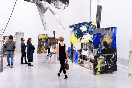 Eröffnung der Ausstellung "Monica Bonvicini. 3612,54 m³ vs 0,05 m³" in der Berlinischen Galerie, 15.9.2017, Foto: Harry Schnitger Eröffnung der Ausstellung "Monica Bonvicini. 3612,54 m³ vs 0,05 m³" in der Berlinischen Galerie, 15.9.2017, Foto: Harry Schnitger
