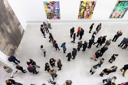 Eröffnung der Ausstellung von Christine Streuli, Fred-Thieler-Preisträgerin 2017, 17.3.2017, Foto: Harry Schnitger Eröffnung der Ausstellung von Christine Streuli, Fred-Thieler-Preisträgerin 2017, 17.3.2017, Foto: Harry Schnitger
