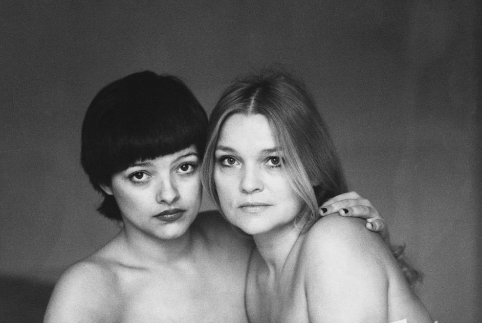 Sibylle Bergemann, Nina und Eva Maria Hagen, Berlin 1976