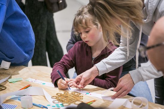 Kindervernissage zur Kunst der Novembergruppe in der Berlinischen Galerie, 11.11.2018, © Foto: Pascal Rohé