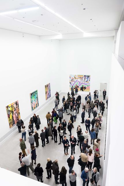 Eröffnung der Ausstellung von Christine Streuli, Fred-Thieler-Preisträgerin 2017, 17.3.2017, Foto: Harry Schnitger Eröffnung der Ausstellung von Christine Streuli, Fred-Thieler-Preisträgerin 2017, 17.3.2017, Foto: Harry Schnitger