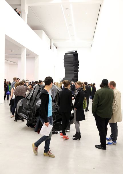 Eröffnung der Ausstellung "Katja Strunz. Drehmoment (Viel Zeit, wenig Raum). Vattenfall Contemporary 2013" in der Berlinischen Galerie, 25.4.2013, Foto: Jirka Jansch Eröffnung der Ausstellung "Katja Strunz. Drehmoment (Viel Zeit, wenig Raum). Vattenfall Contemporary 2013" in der Berlinischen Galerie, 25.4.2013, Foto: Jirka Jansch