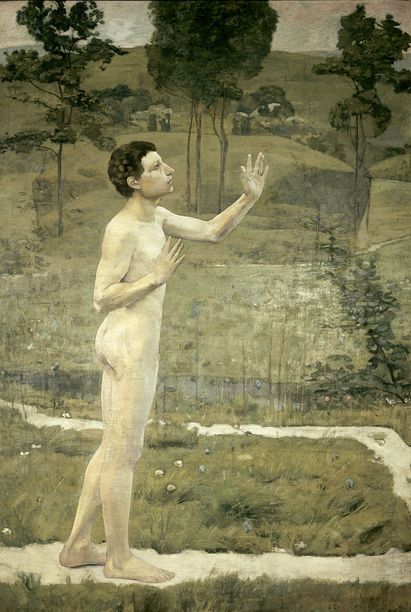 Ferdinand Hodler, Zwiegespräch mit der Natur, 1884, Foto: © Kunstmuseum Bern Ferdinand Hodler, Zwiegespräch mit der Natur, 1884, Foto: © Kunstmuseum Bern