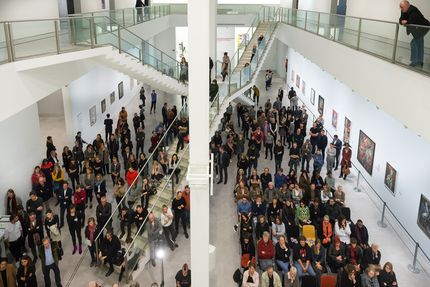 Eröffnung der Ausstellung "Jeanne Mammen. Die Beobachterin" in der Berlinischen Galerie, 5.10.2017, Foto: Harry Schnitger Eröffnung der Ausstellung "Jeanne Mammen. Die Beobachterin" in der Berlinischen Galerie, 5.10.2017, Foto: Harry Schnitger
