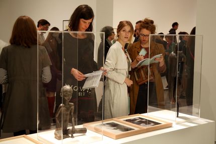 Eröffnung der Ausstellung "Dada Afrika. Dialog mit dem Fremden" in der Berlinischen Galerie, 4.8.2016, Foto: Amin Akhtar Eröffnung der Ausstellung "Dada Afrika. Dialog mit dem Fremden" in der Berlinischen Galerie, 4.8.2016, Foto: Amin Akhtar