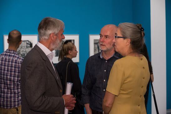 Eröffnung der Ausstellung "Fotografierte Ferne. Fotografen auf Reisen (1880–2015)" in der Berlinischen Galerie, 18.5.2017, Foto: Harry Schnitger