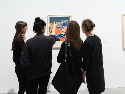 Eröffnung der Ausstellung "Eduardo Paolozzi. Lots of Pictures, Lots of Fun" in der Berlinischen Galerie, 8.2.2018, Foto: Harry Schnitger Eröffnung der Ausstellung "Eduardo Paolozzi. Lots of Pictures, Lots of Fun" in der Berlinischen Galerie, 8.2.2018, Foto: Harry Schnitger