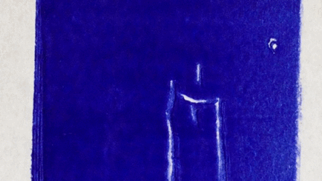 Gif mit blauem Papier