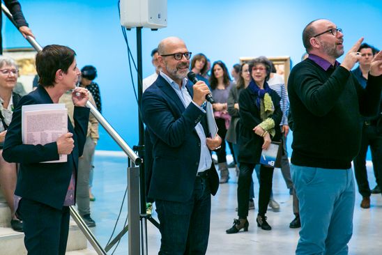Eröffnung der Ausstellung "realities:united. Fazit" in der Berlinischen Galerie, 26.4.2019, Foto: Dovilė Aleksaitė