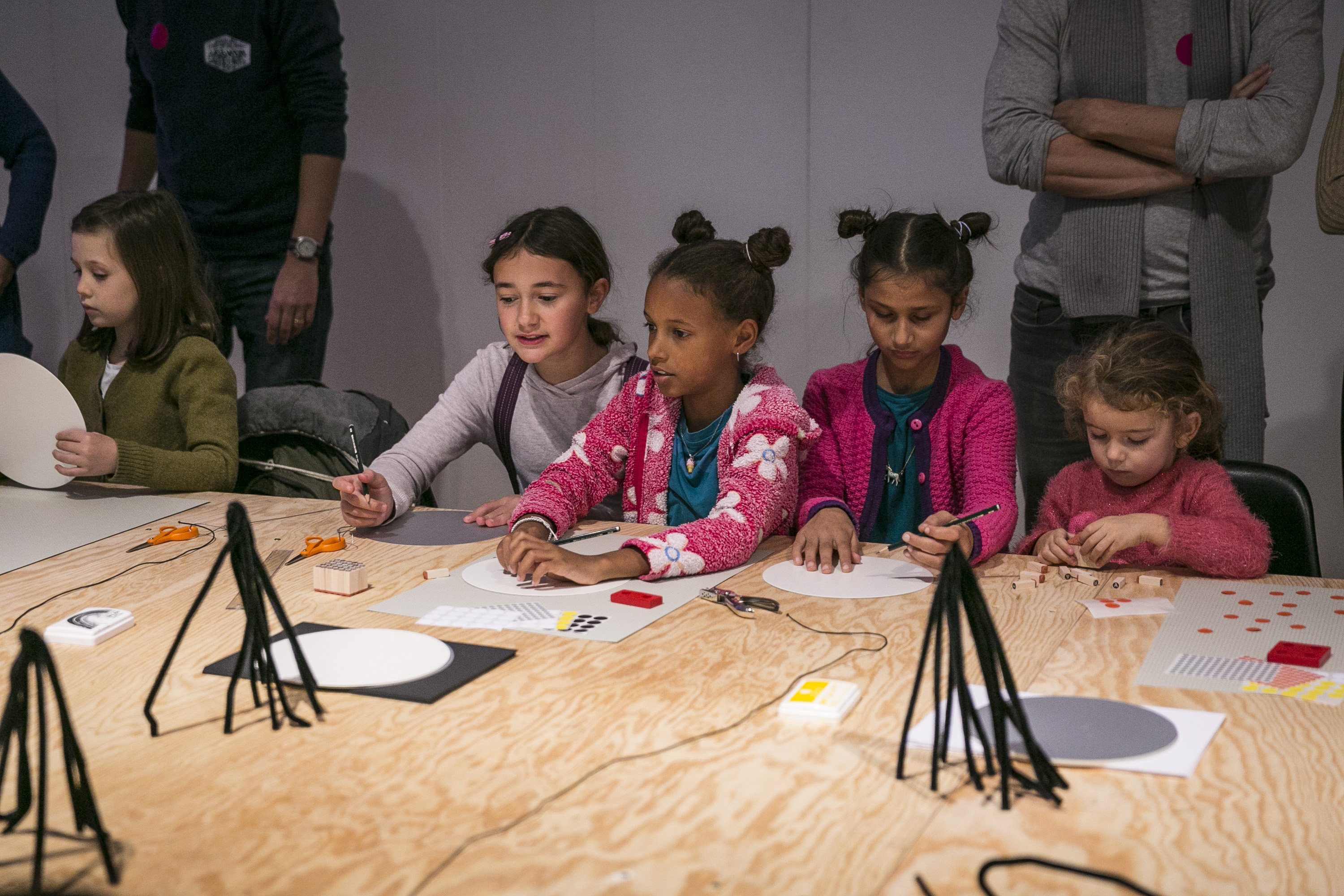 Kindervernissage zur Kunst der Novembergruppe in der Berlinischen Galerie, 11.11.2018, © Foto: Pascal Rohé