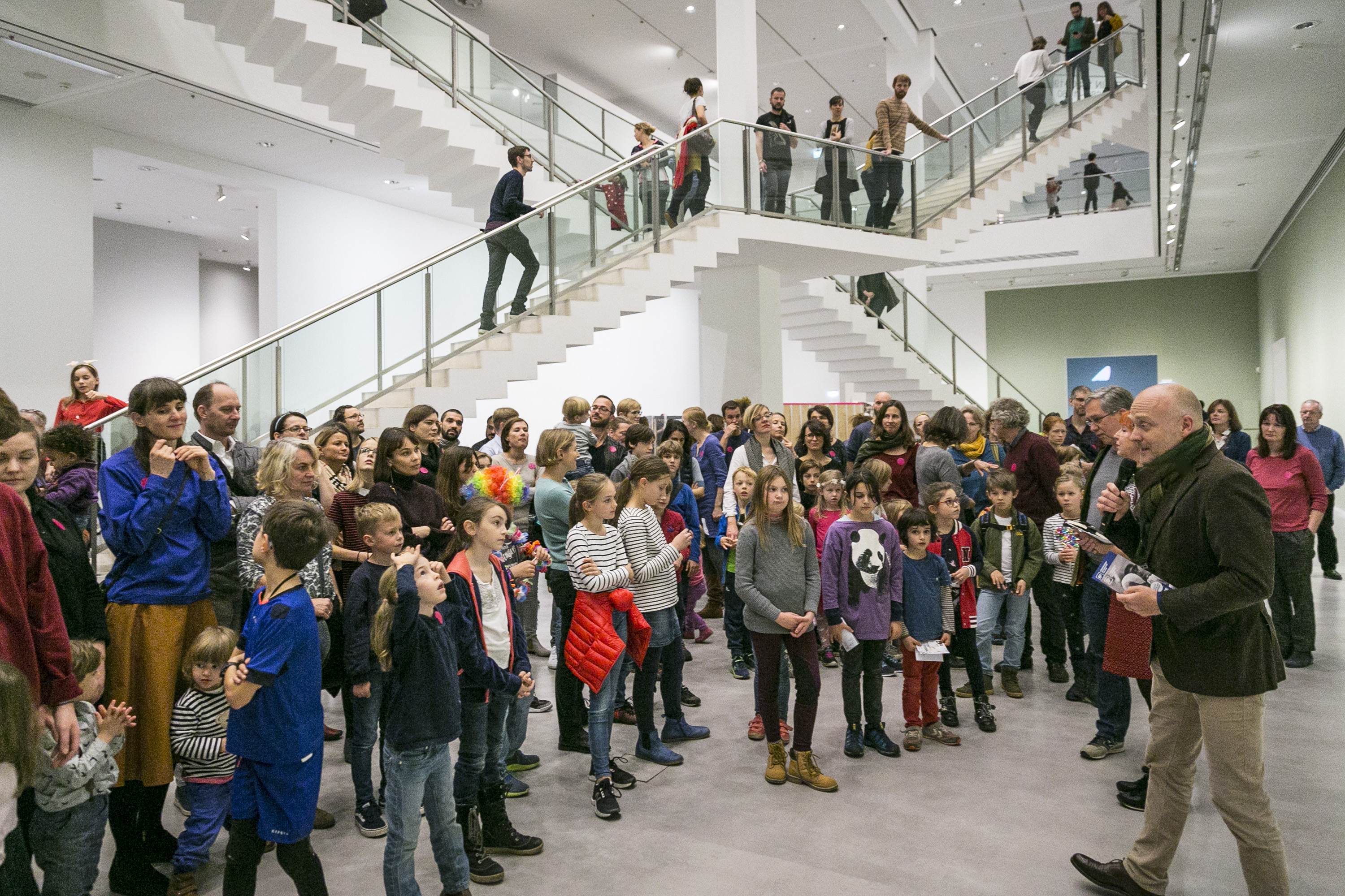 Kindervernissage zur Kunst der Novembergruppe in der Berlinischen Galerie, 11.11.2018, © Foto: Pascal Rohé