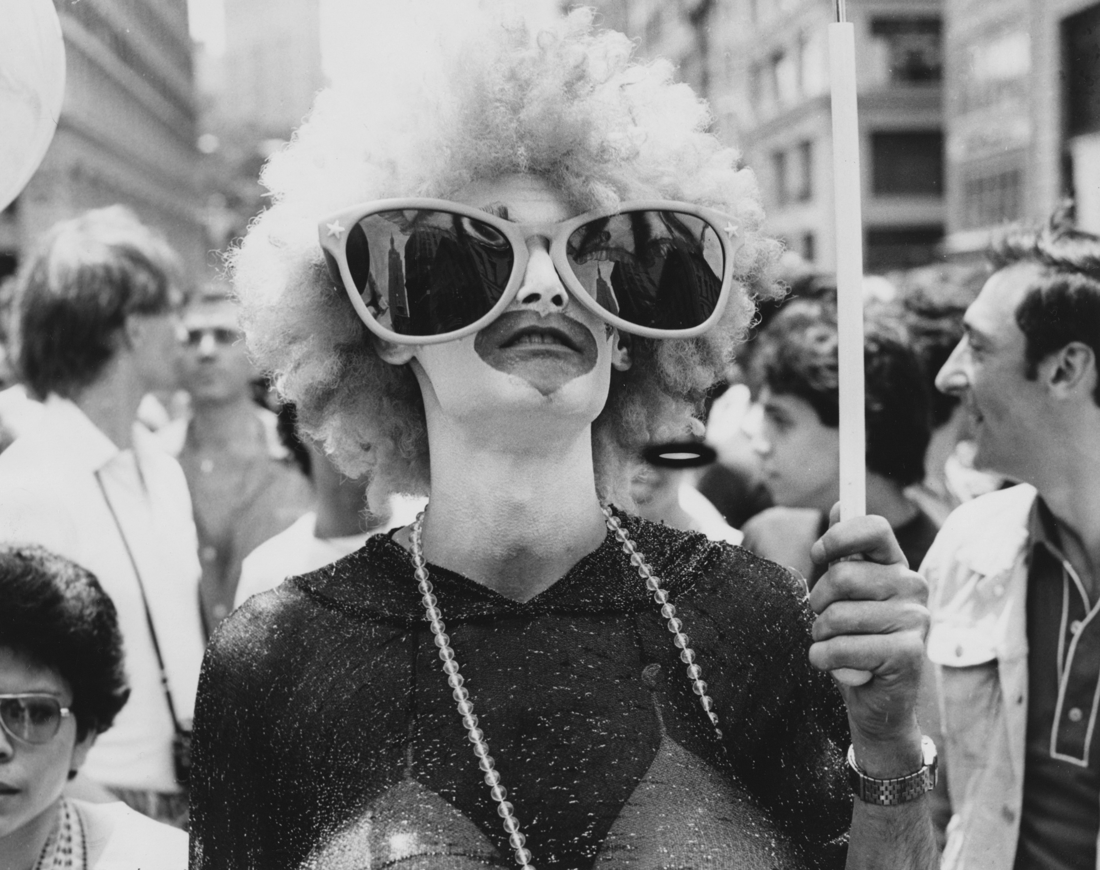 Rolf von Bergmann, Ohne Titel (Gay Pride Parade), New York 1979, © VG Bild-Kunst, Bonn 2026